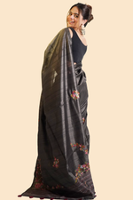 Load image into Gallery viewer, Tussar Silk with Hand Work
