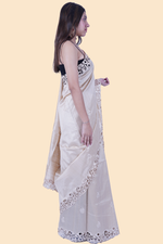 Load image into Gallery viewer, Tussar Saree with cut work
