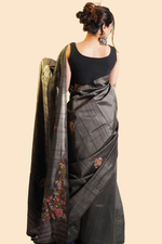 Load image into Gallery viewer, Tussar Silk with Hand Work
