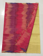 Load image into Gallery viewer, Mangalagiri Pattu Handloom Plain Saree with Contrast Pallu &amp; Blouse
