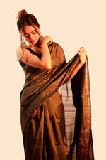 Load image into Gallery viewer, Tussar Silk with Hand Work
